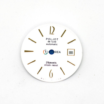 Циферблат для часов Poljot de Luxe белый CP-005 - 4